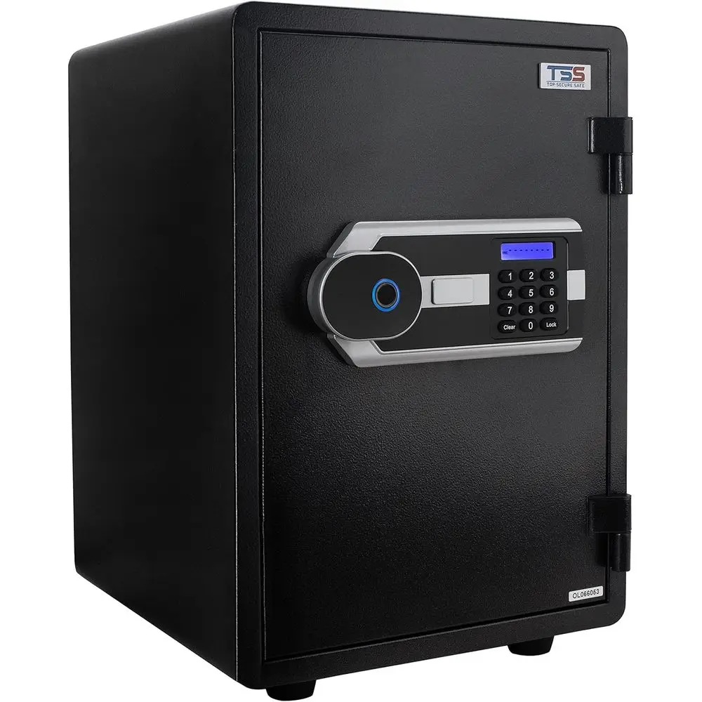 

Биометрический сейф с функцией распознавания отпечатков пальцев и вводом PIN-кода для хранения оружия, документов и ценных вещей