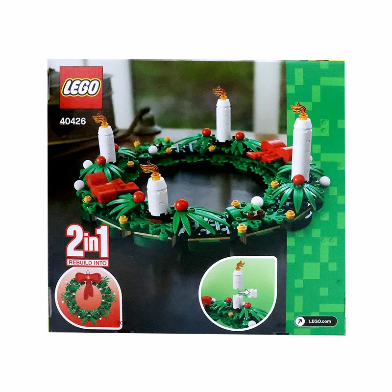 LEGO 40426 Iconic Christmas 2-in-1 Wreath with Big