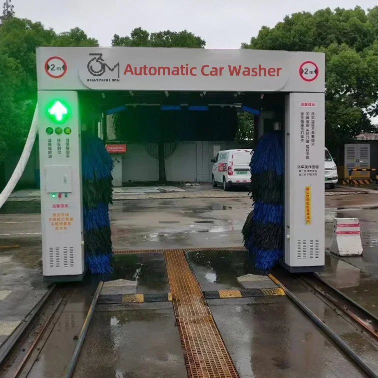 360 Intelligent Automatic Touch free Car Wash Machine Fully Automated with Brush Rollover Tunnel Car Washer Contactless Washing