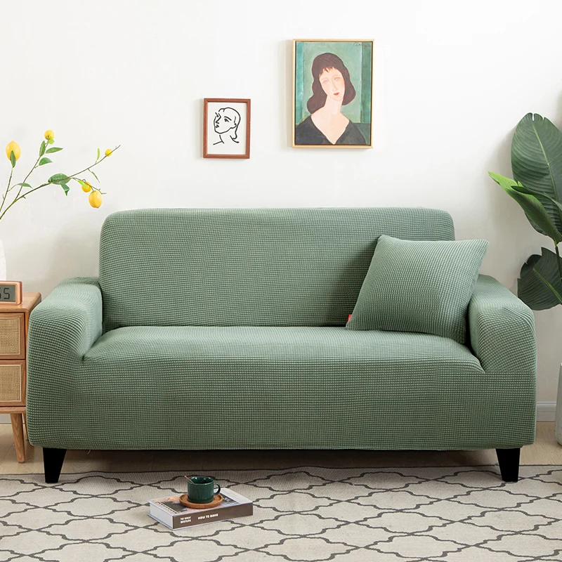 Sofabezug Elastisch für Wohnzimmer Zuhause Jacquard Stretch Schonbezüge Eckcouchbezüge 1/2/3/4 Sitzer L-Form Kostenloser Einkauf – Detail 9