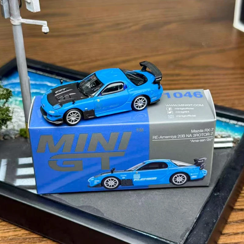 

MINIGT масштаб 1:64 RX-7 RE 20B NA 3ROTOR-7 сплав имитация модели автомобиля коллекция дисплей орнамент игрушка в подарок