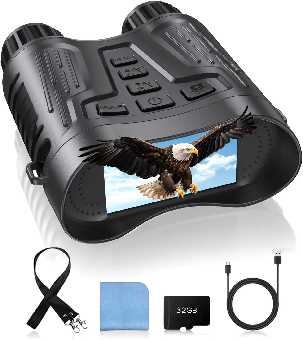 4K Night Vision Binoculars Record Video Presents For Men