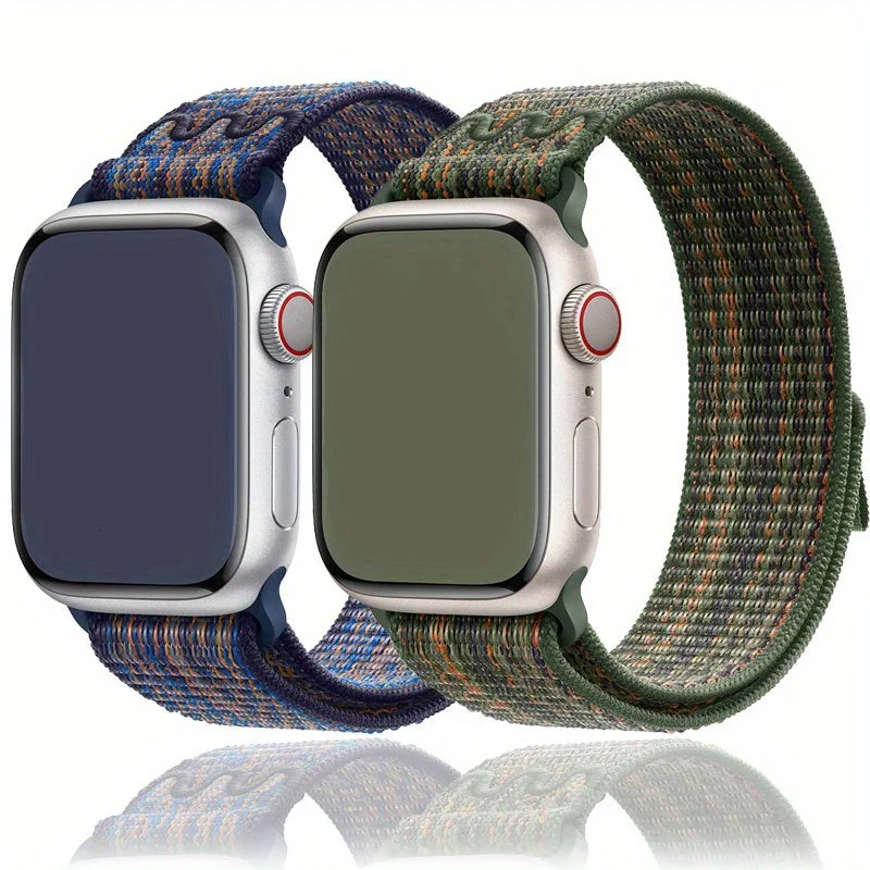 나일론 스포츠 스트랩 Apple Watch 밴드 49mm 나이키 루프 팔찌 iWatch S10 9 8 7 6 5 4 3 se2 Ultra 2 46mm 45mm 44mm 41mm 42mm