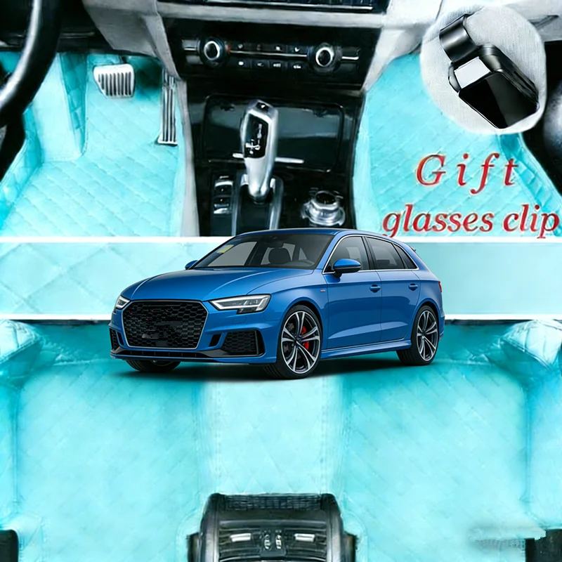 

Custom For Audi RS3 8V 2015-2020 Sedan Sportback Luxury Car Floor Mats Car Accessories Carpets Covers Left /Right Hand Drive