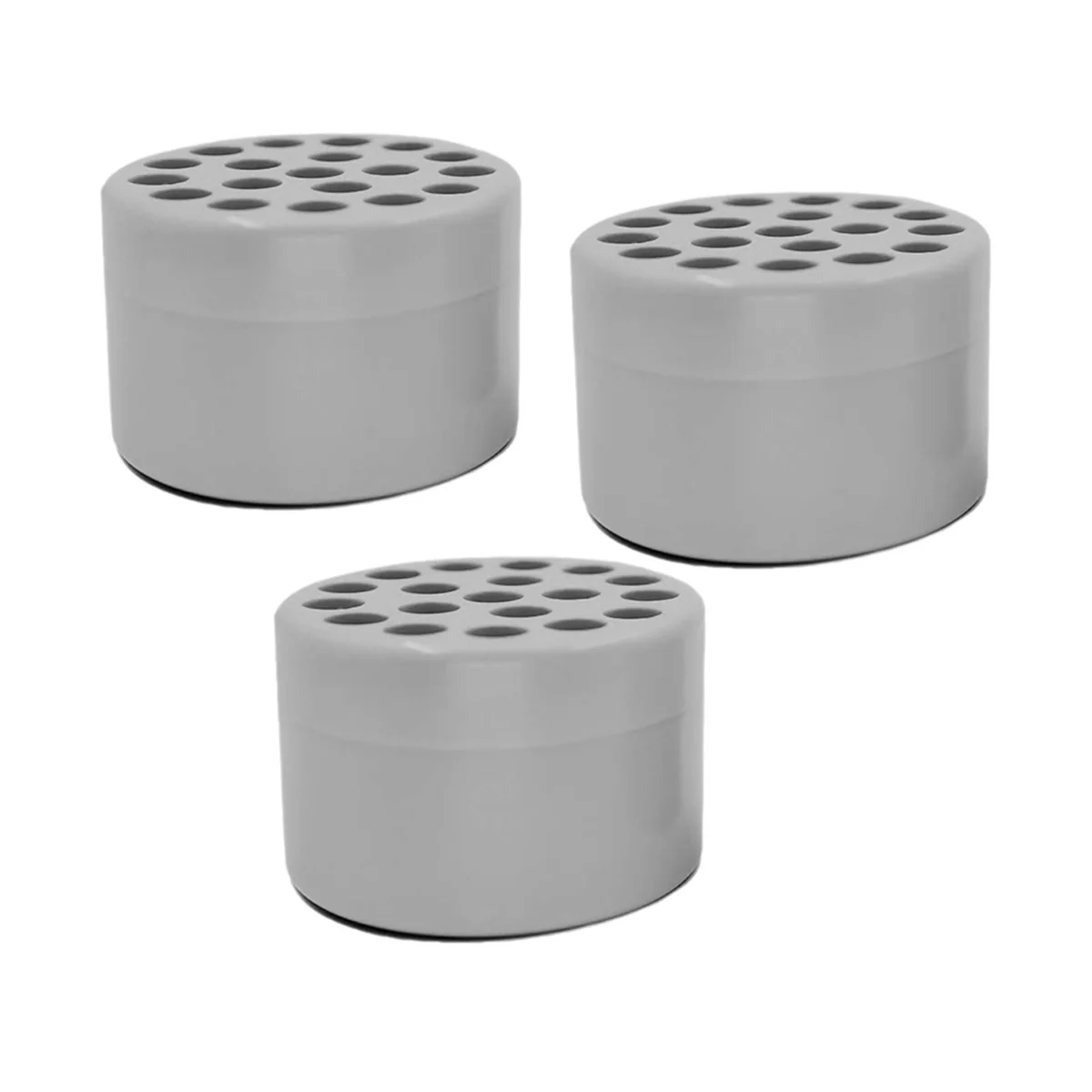 3 Pcs Spiral Ikebana Stem Holder, Reusable Floral Grid for Vase, Bloom Shaper for Flowers (Grey)