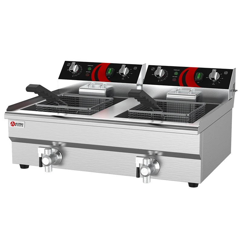 전기 딥 프라이 스테인레스 스틸 상업용 전기 프라이 상업용 가정용 칩 프라이팬 감자 튀김 만드는 기계