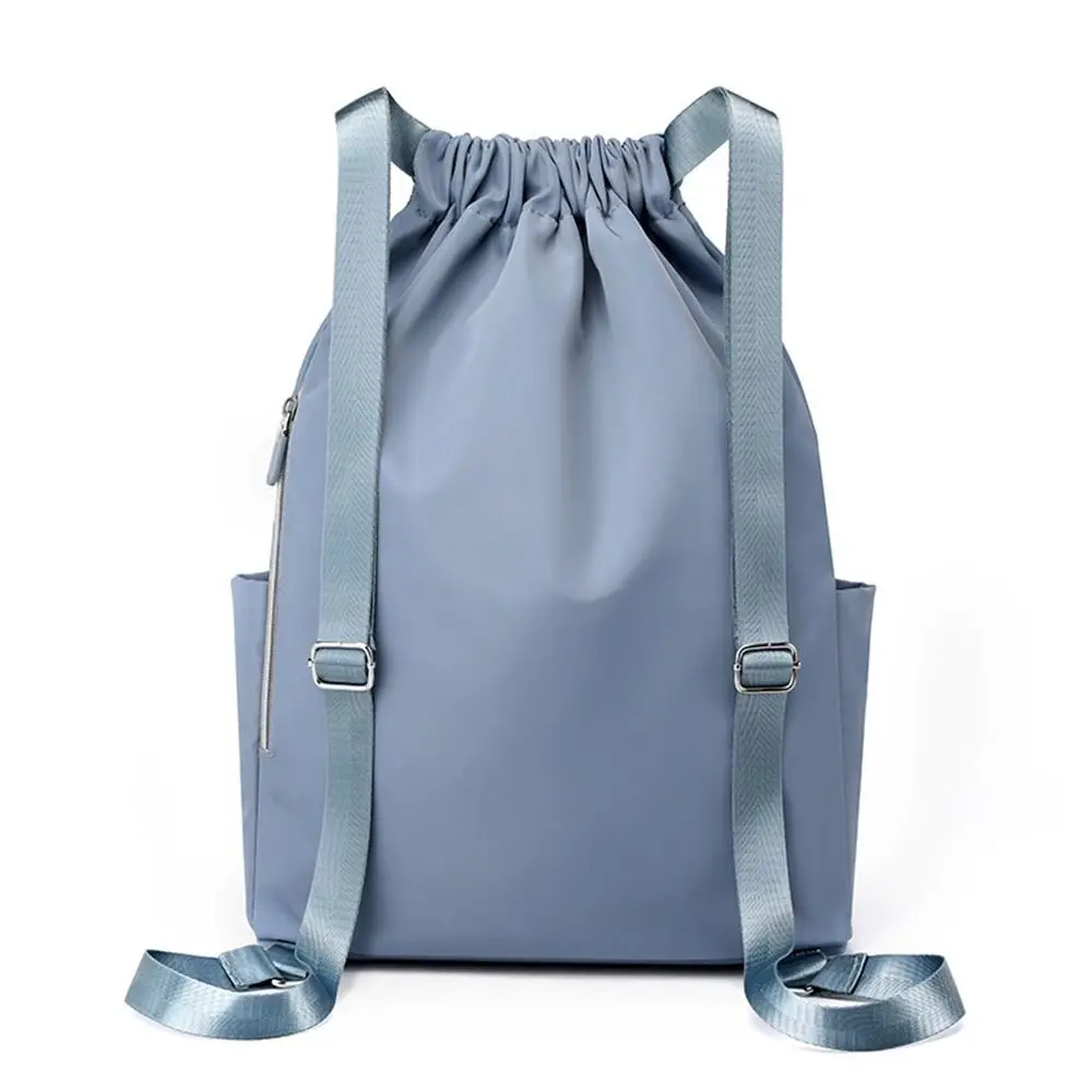 

Trendy Water-Resistant Gym Backpack Comfortable Large capacity Drawstring Backpack Simple Multi-functional Gym Bag for Women Men