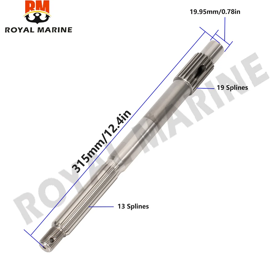 3C8-64211 Propeller Shaft For Tohatsu Outboard Motor 2T 40HP 50HP NSD40B NSD50B2 3C8-64211-0 3C8642110M