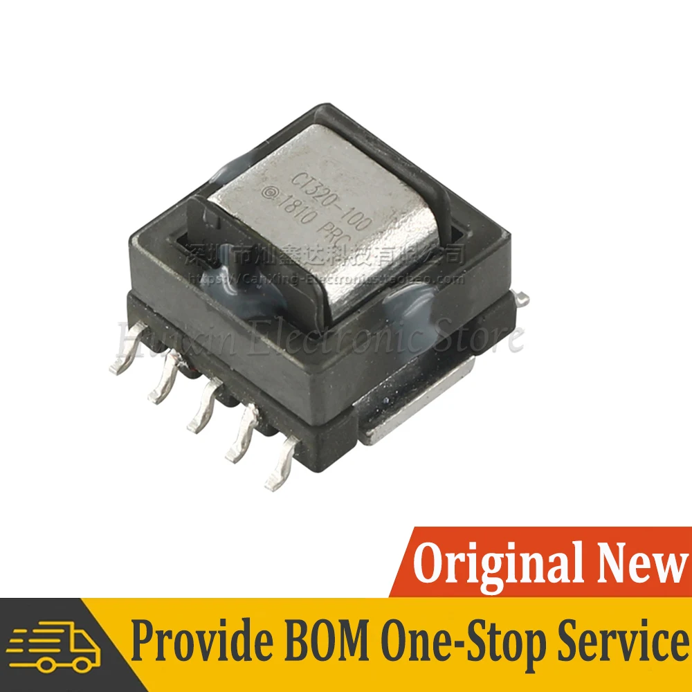 2PCS SMD SMT Current Sense Transformer EE12.6 Precision 35A High Current Sensor Transformer Turns Ratio 1:100 7.5mH CT320-100 a1