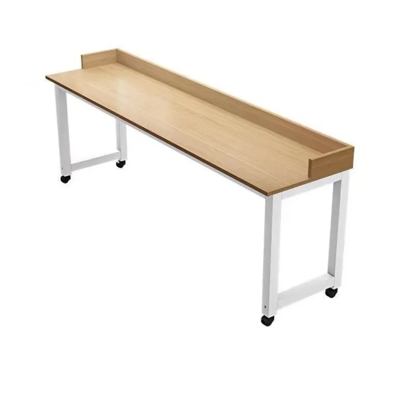 Bed desk, simple long home writing desk, bedroom lazy cross bed table, removable