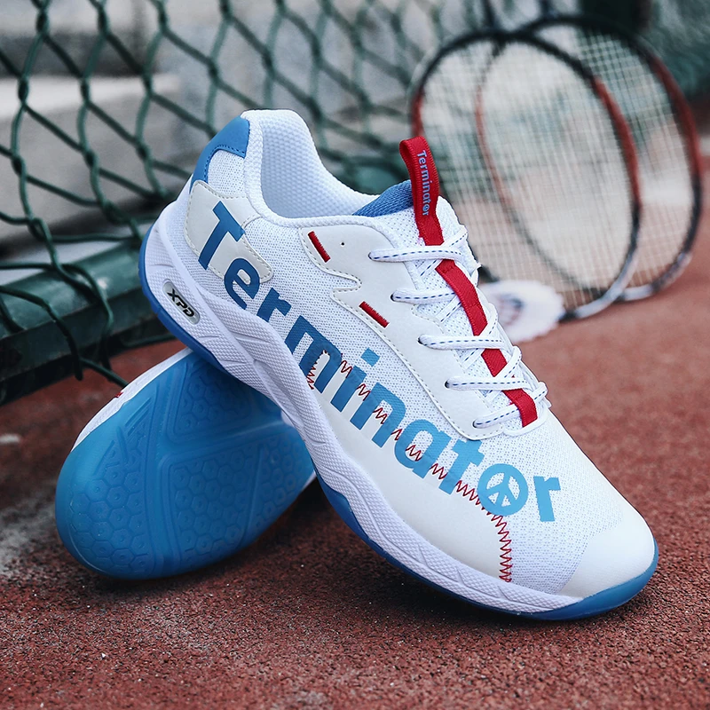 Professional Men Badminton Shoes Breathable Anti-Slippery Sport Shoes Women Tennis Training Sneakers Men White Shoes