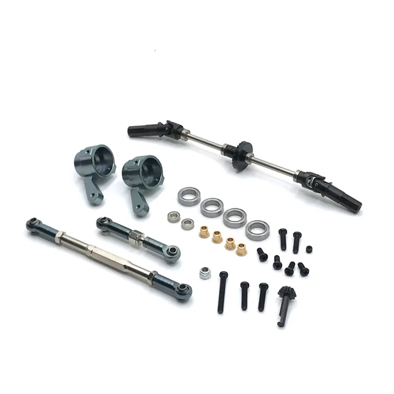 Upgrade Metal Front Axle Cardan Shaft Parts For WPL C14 C24 B14 B16 B24 B36 HengLong FeiYu JJRC RC Car Parts