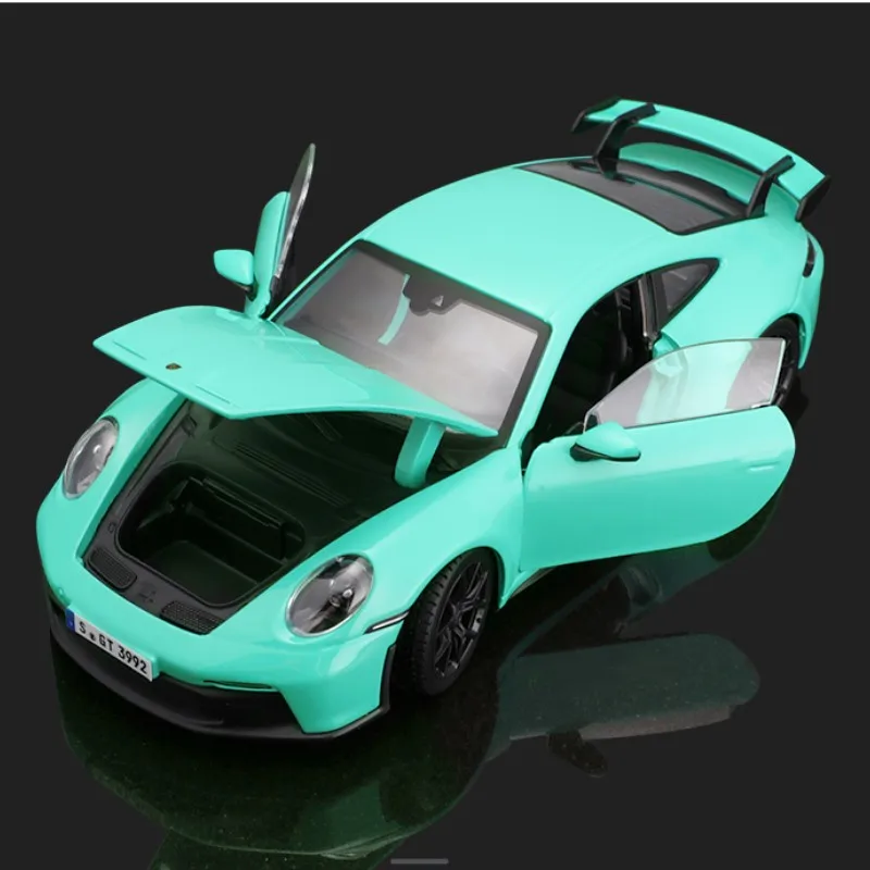 Bburago 1:24 Porsche 911 GT3 Alloy Sports Car Model Diecast Metal Toy Vehicle Simulation Collection Kids Collect Ornament Gifts