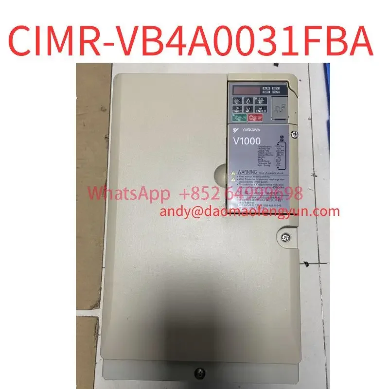 

Second-hand CIMR-VB4A0031FBA frequency converter 15KW/11KW 380V Test OK