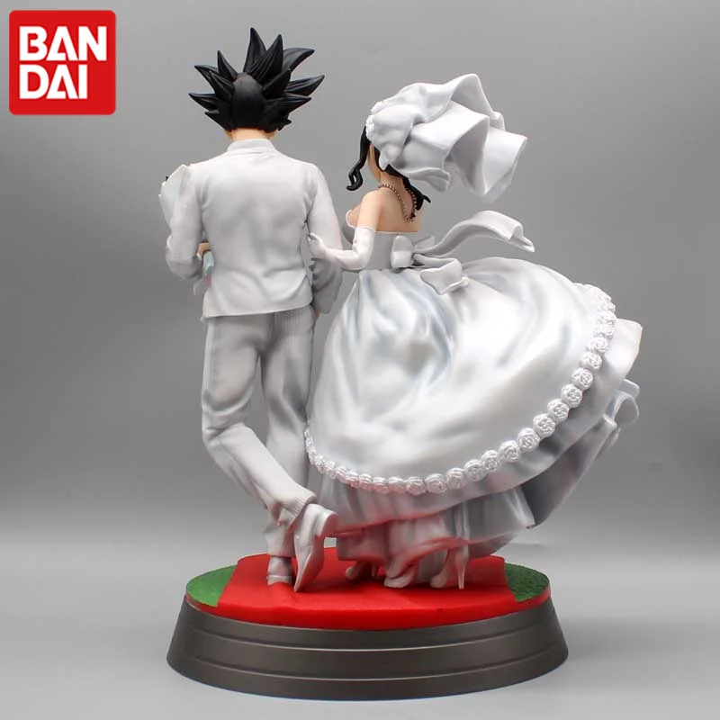 New Dragon Ball Son Goku Chichi Wedding White Wedding Dress Gk Action Figures Limited Statue Wedding Model Decoration Lover Gift