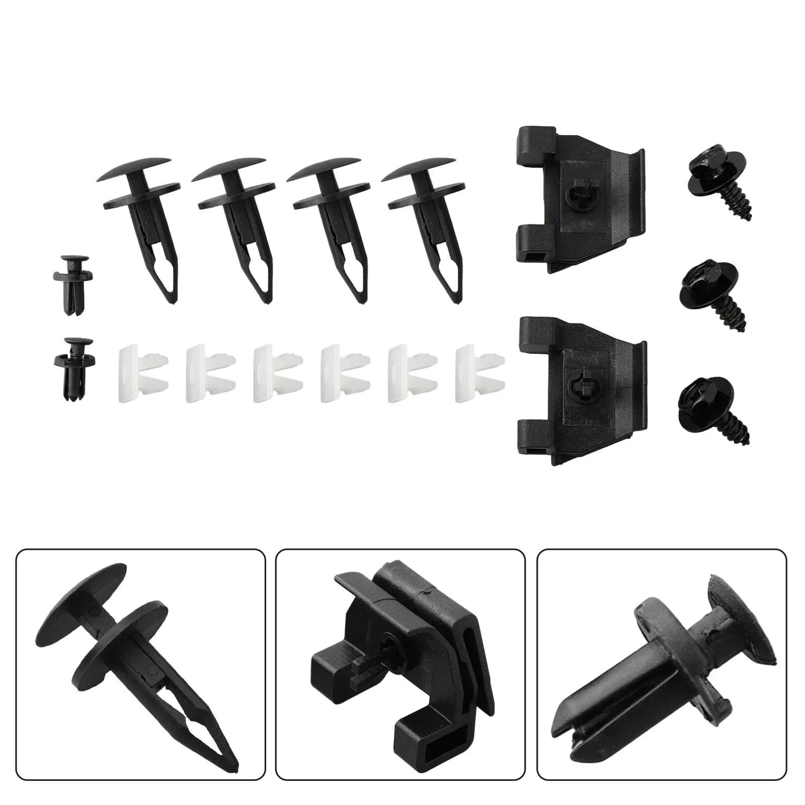 1 Set Of Clips To Fix Front Bumper Moulding Molding Clips For TOYOTA For COROLLA 2009-2019 15078238 Auto Interior Accessories