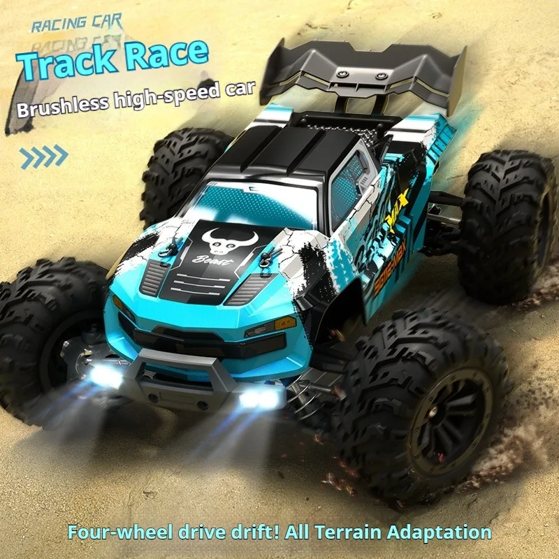 rc truck gift:1:16 brushless motor 4WD rc car,80km/h off-road rc drift car,remote control car,cool light,monster truck,kids toys