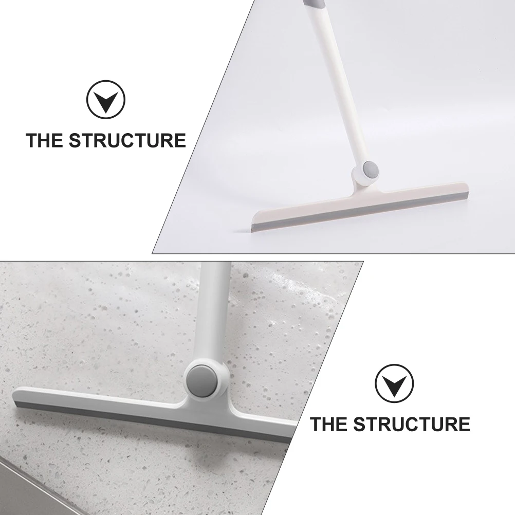 

2 Pcs Glass Cleaning Tool PP TPR Material Window Squeegee Rotating Wiper Bathroom Shower Door Mirror Car Glass Table Tiles