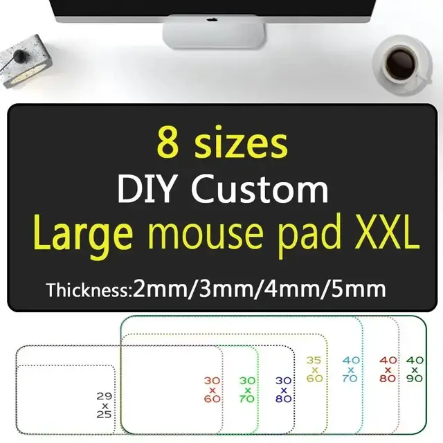 Mairuige XXL DIY Anime Mouse Pad Extended Pad Big XL Office Gadgets
