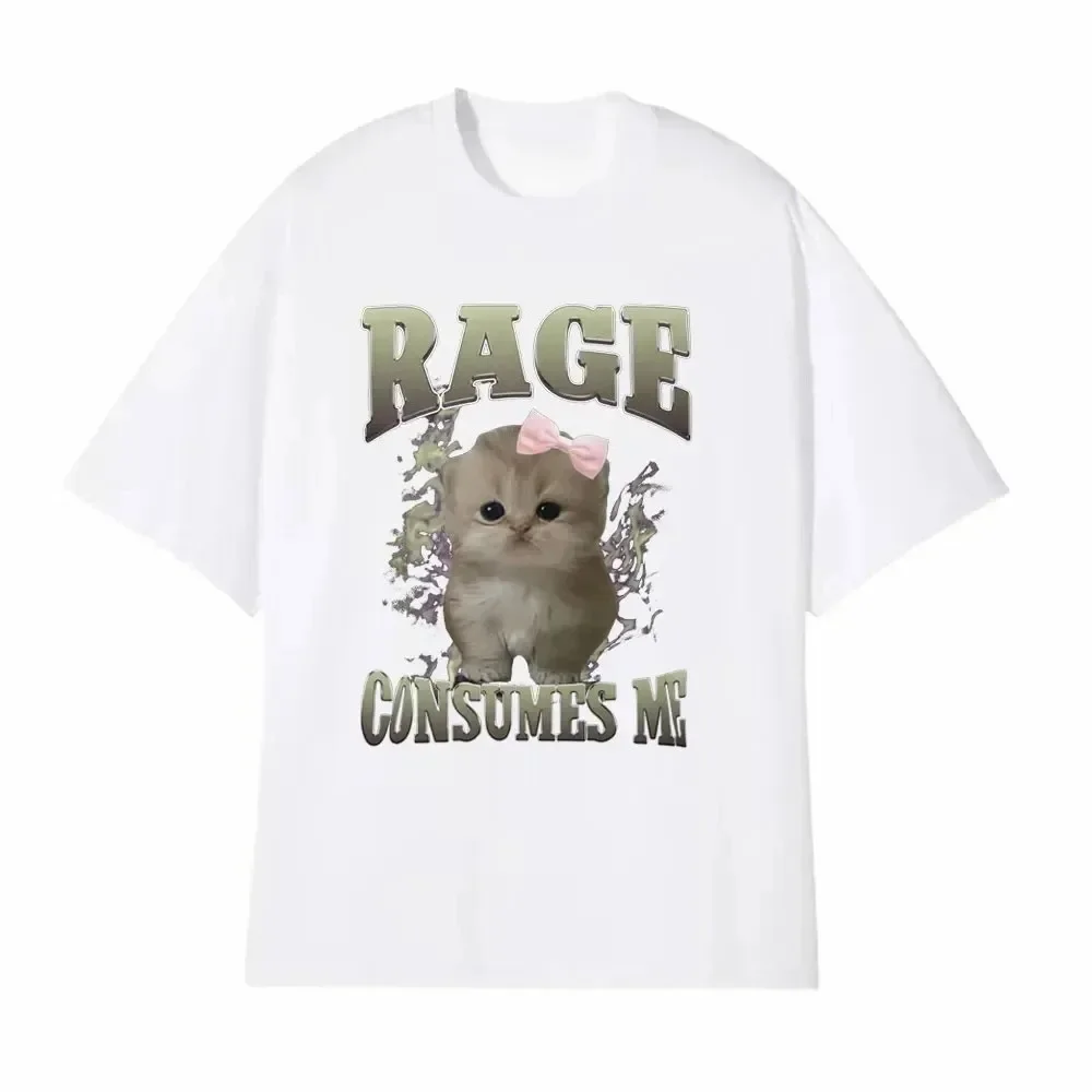 Sorry dat ik gewoon een meisje ben Grappige Kat Fans Patroon T-shirt Zomer Vrouwen Plus Size Fashion Casual T-shirt Comfortabele T-shirt Patronen