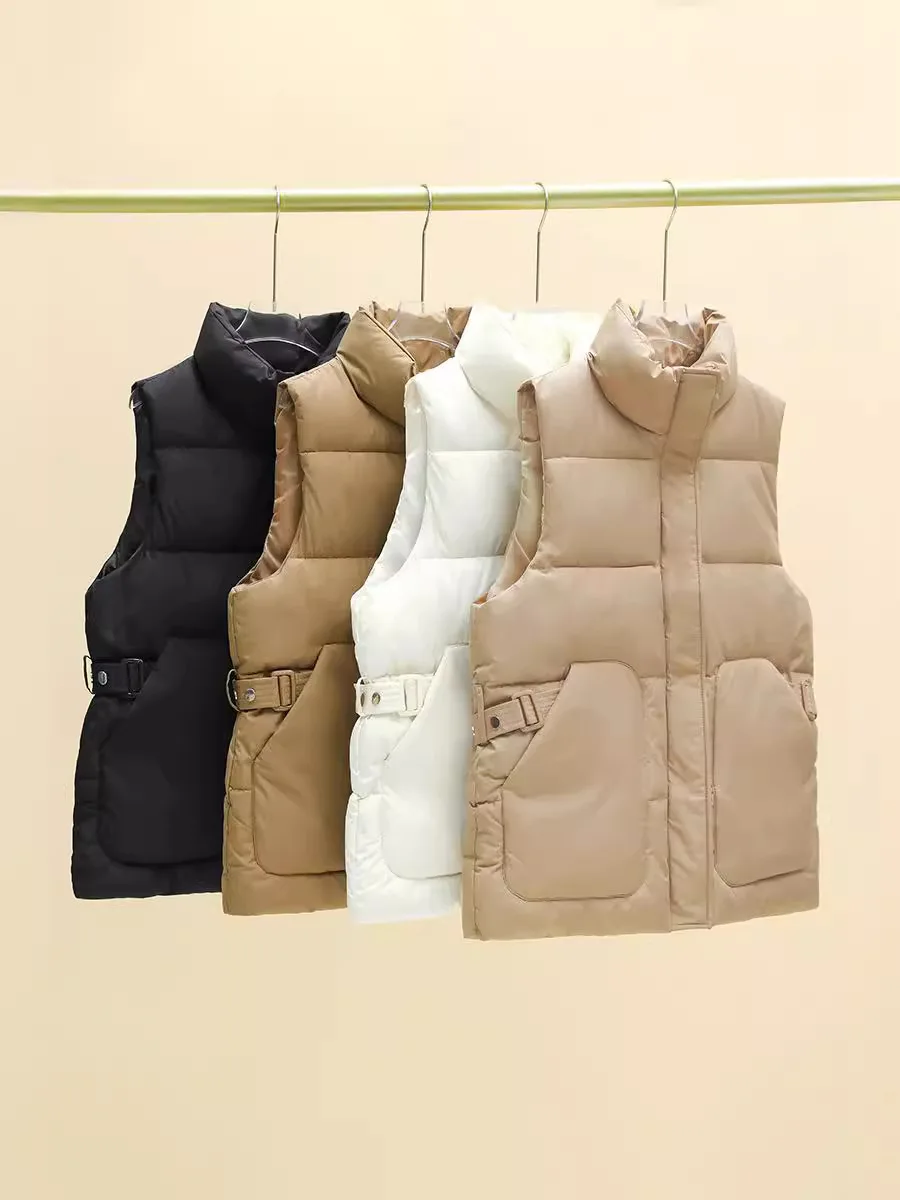 سترة Dons katoenen mouwloos jas ، سترة الخريف الشتوية الخسارة الكورية النسائية dames katoenen سترة مزاجية للسيدات سترة jas #2