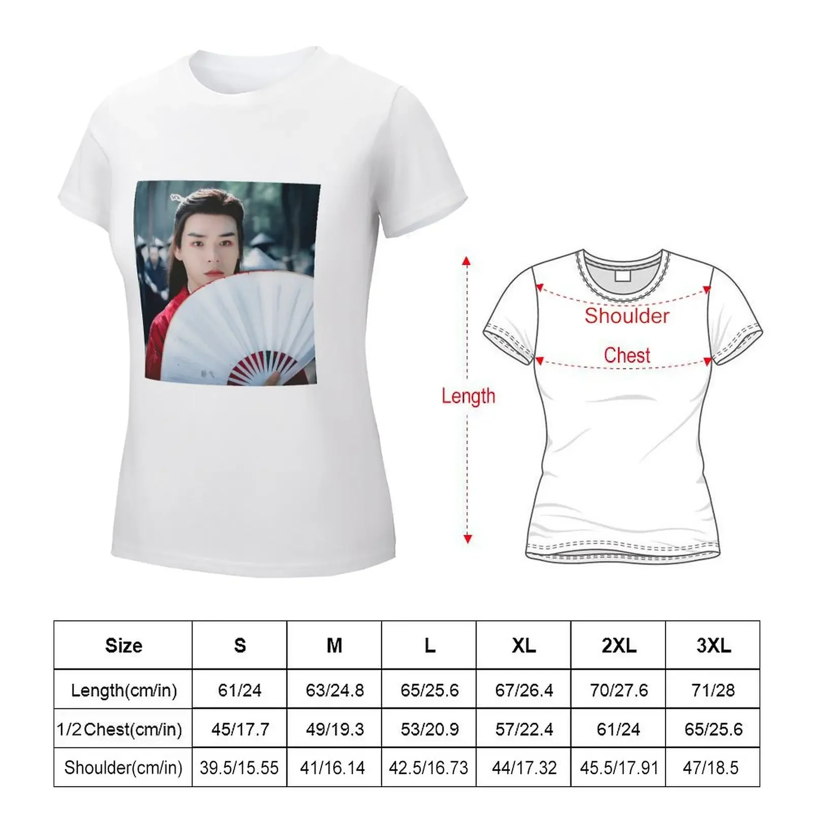 Wen KeXing Word of Honor Ghost Valley Chief T-shirt korean fashion plus size t shirts for Women loose fit