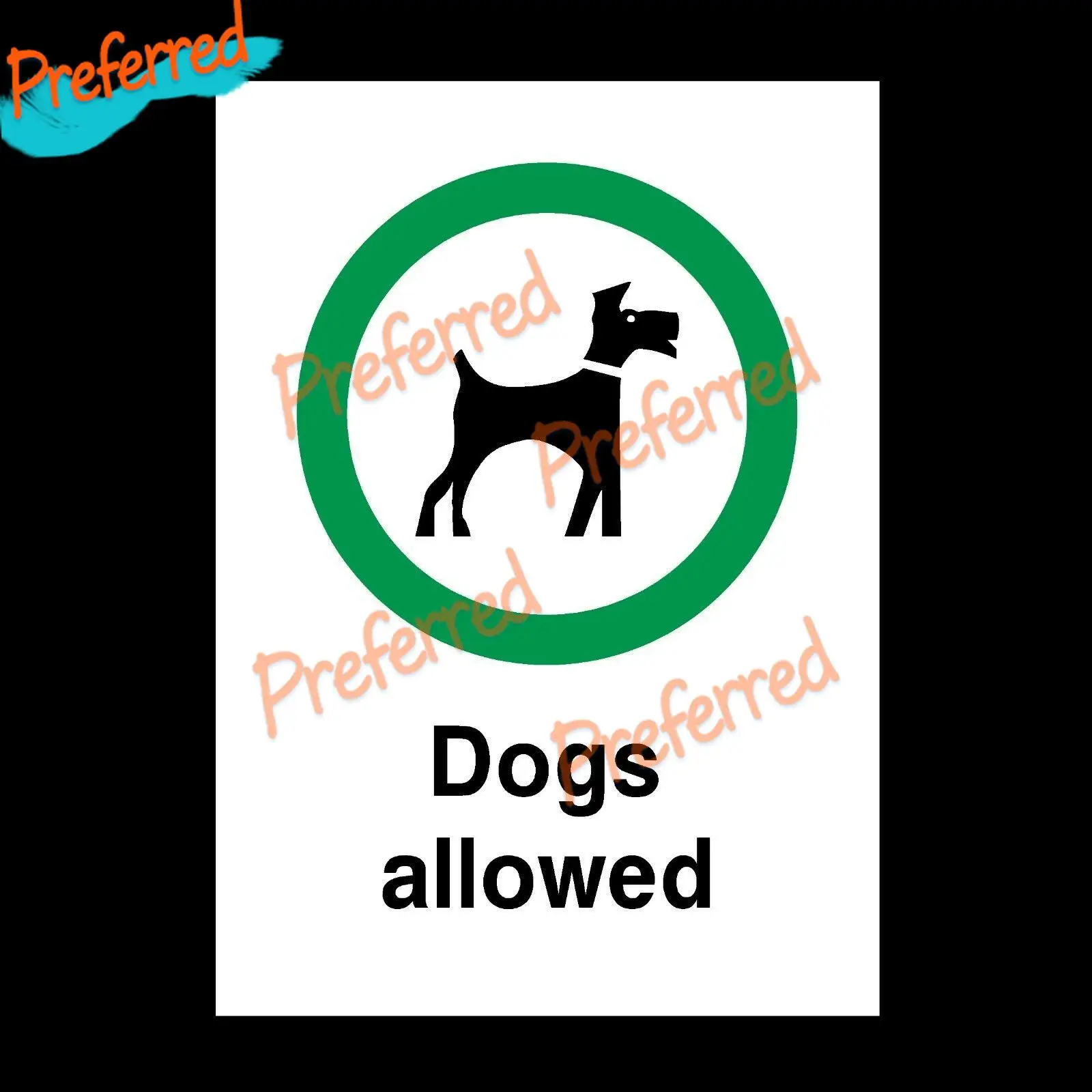 Dog Waste Bin Rigid Plastic or Car Sticker Decal Decor KK Vinyl - All Sizes waterproof PVC