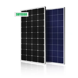 SUYEEGO Single Solar Panel 500watt Monocrystalline   Price 500w 440w 450watt 480wp 24v 48v 500 Watt Black Fire OEM Box