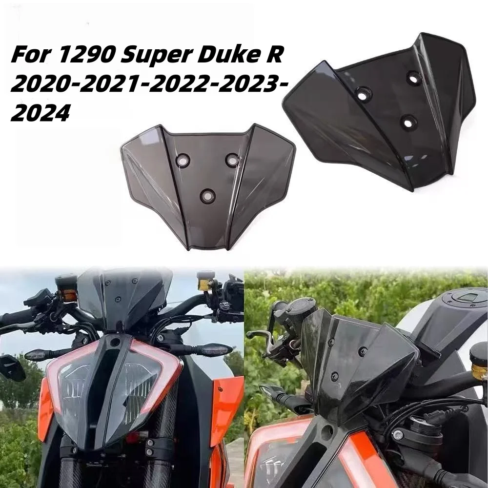 

Pare-brise de moto Flyscreen, pare-brise moteur, 1290 Super Duke R, MY20, 1290 Smile Duke R, 2020, 2021, 2022, 2023, 2024, nouve