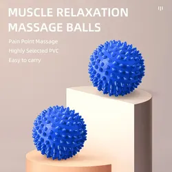 PVC Prick Ball 8cm Yoga Massage Ball Fitness Fascia Ball Grip Ball Sole Hedgehog Ball Yoga Ball