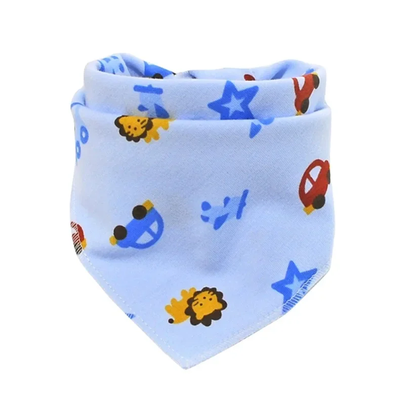 1 Pc Baby Bibs Triangle Double Cotton Bandana Bibs Baby Boys Girls Babador Feeding Smock Infant Burp Cloth Baby Saliva Towel