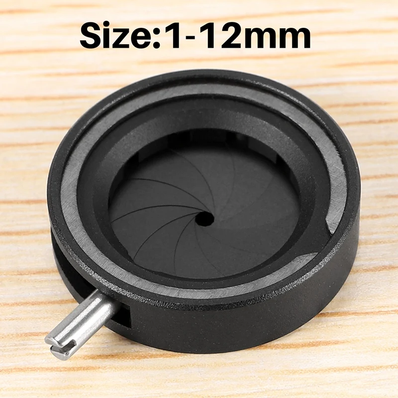 Manual Aperture Adjustable Mechanical Iris Diaphragm Iris Diaphragm For Digital Camera Microscope Iris Lens