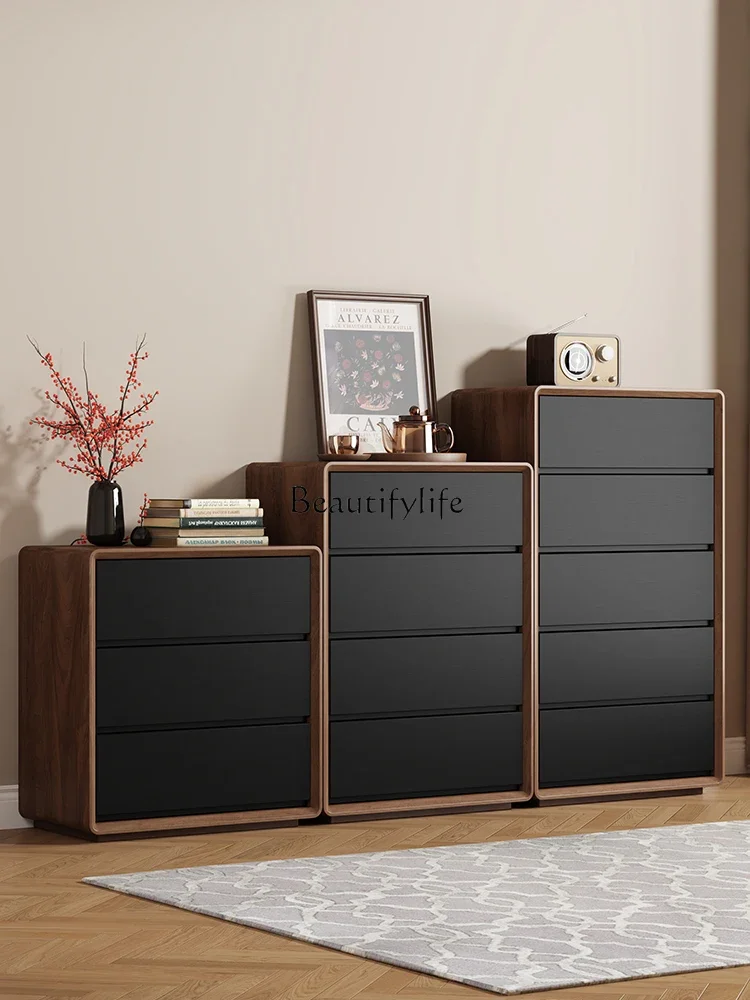 Chest of Drawers Minimalist Three-Bucket Cabinet Four-Bucket Floor Storage Locker