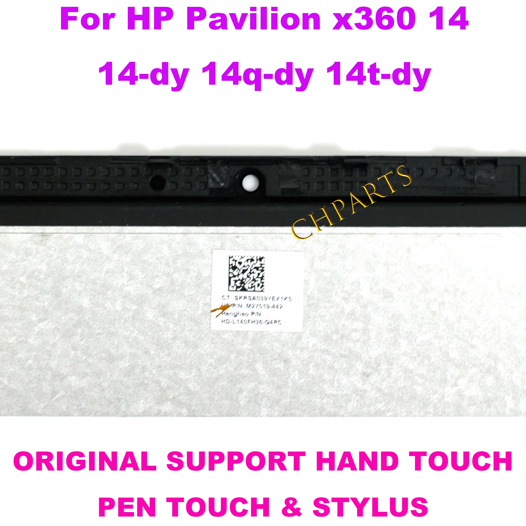 Imagem -06 - Tela Sensível ao Toque Digitador Substituição Montagem Frame hp Pavilion X360 Conversível 14-dy 14m dy 14t-dy