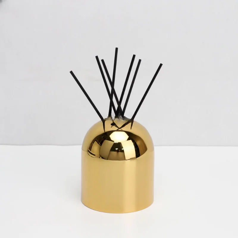 European Luxury Metal Aromatherapy Bottle Light Empty Bottle Living Room Wardrobe Ark Aromatherapy Diffuser Home Decoration Gift