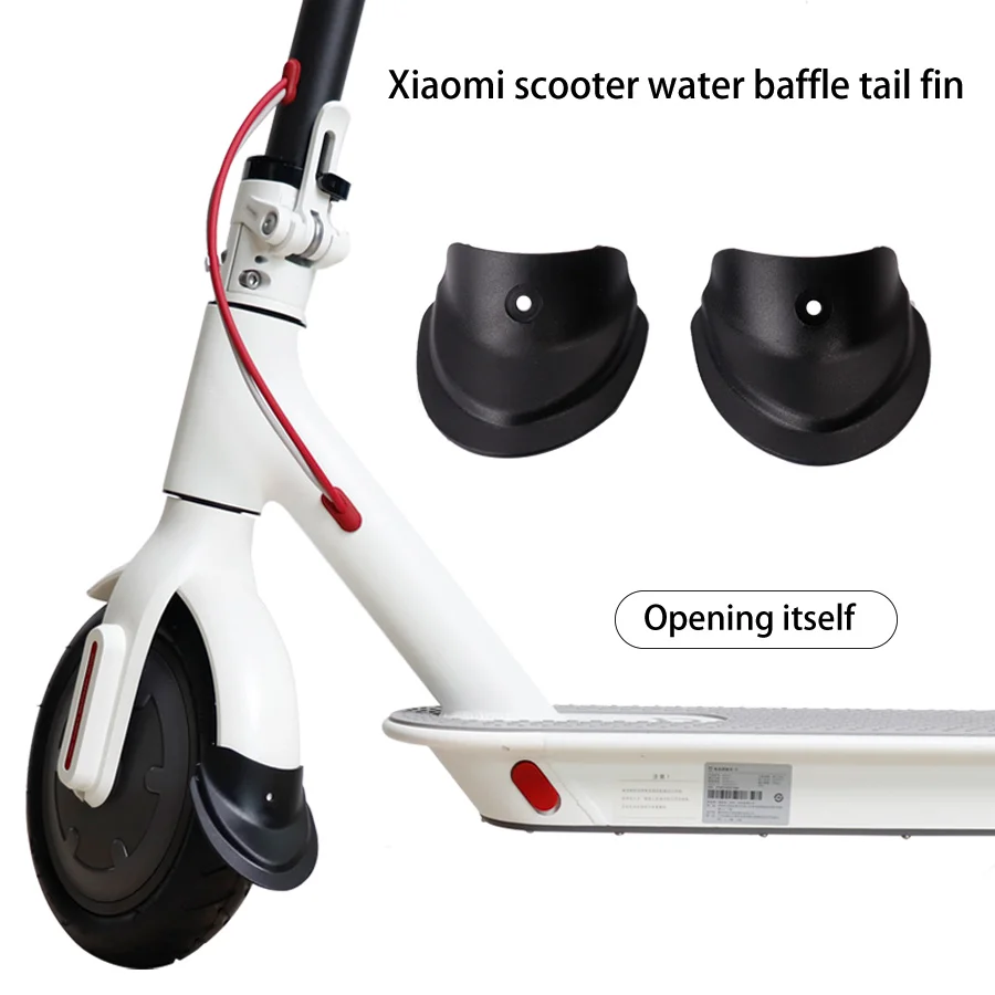 Front Rear Fender Fishtail Shape Water Baffle for Xiaomi Mijia M365 M365 Pro S1 Scooter Extension the Tail Mudguard Parts