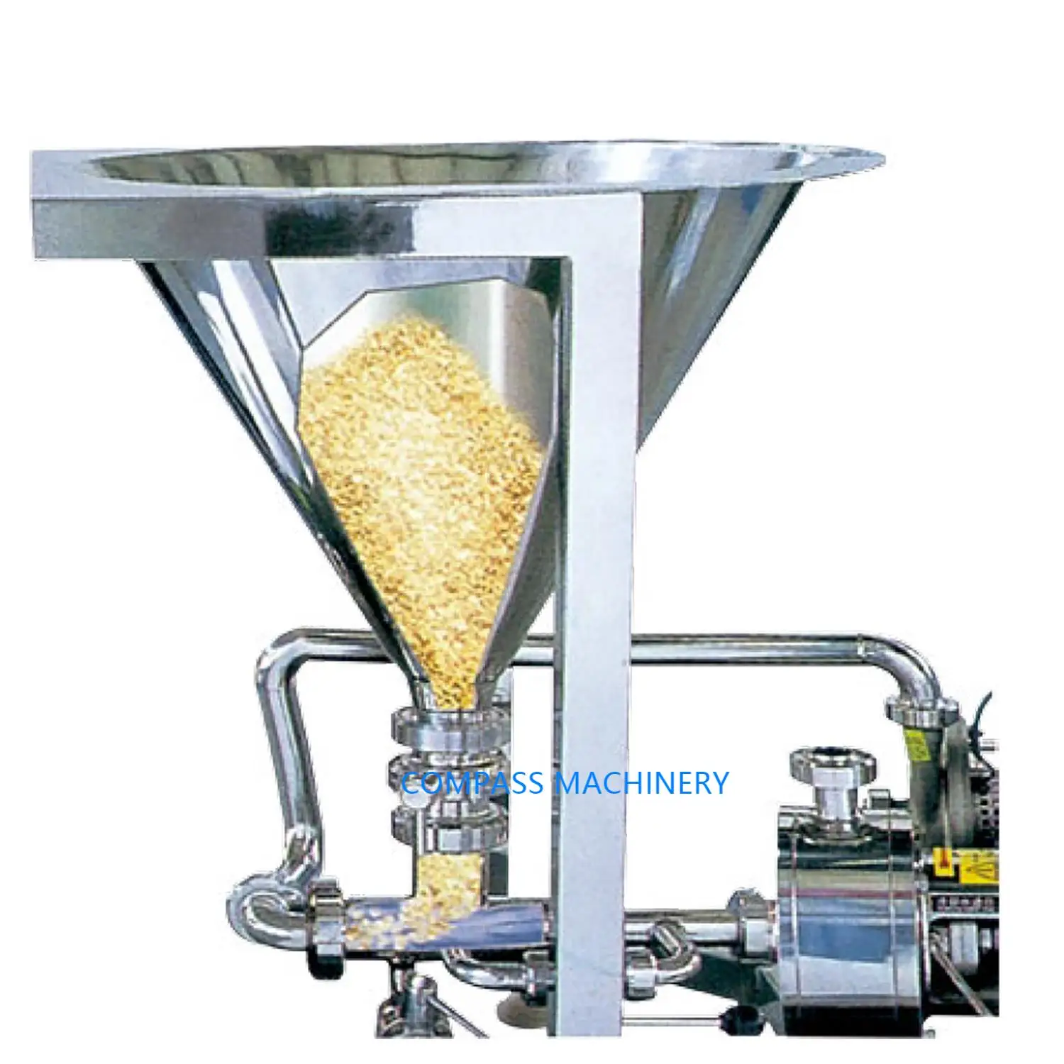 High shear three stage inline homogeneous emulsion pump Mixing Machine with hygienic lobe Pump