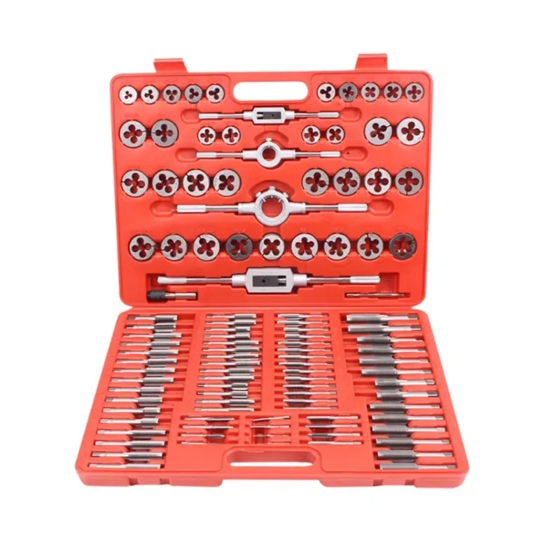 110 pieces of manual threading tool, combination set of tap and die