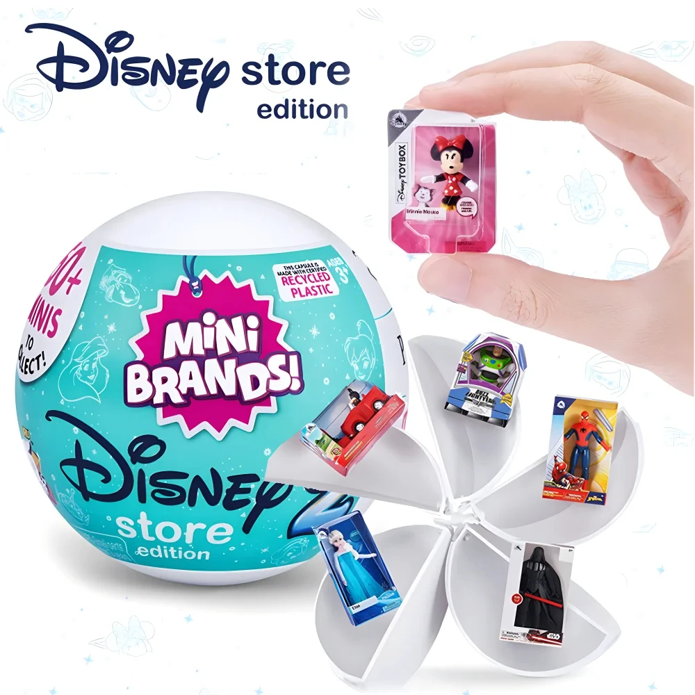 Disney 5-сюрприз Zuru Mini Brands Toys Surprise Zuru Mini Brands Toy Оригинальные миниатюрные игрушки Mystery Anime слепая коробка Симпатичные подарки