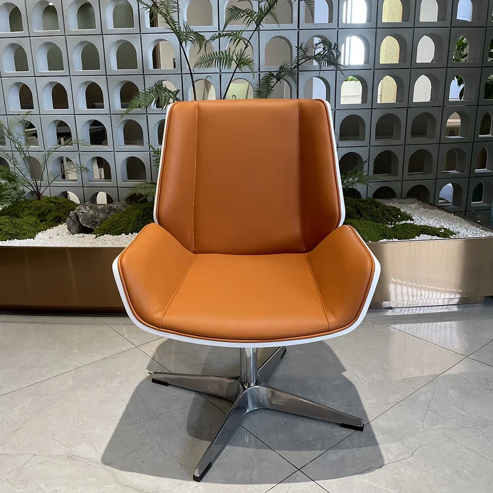 

For Best Seller Height Adjustable Flexible Silent Pulley Office Leather boss Chair Executive Event Deskhome Chairs