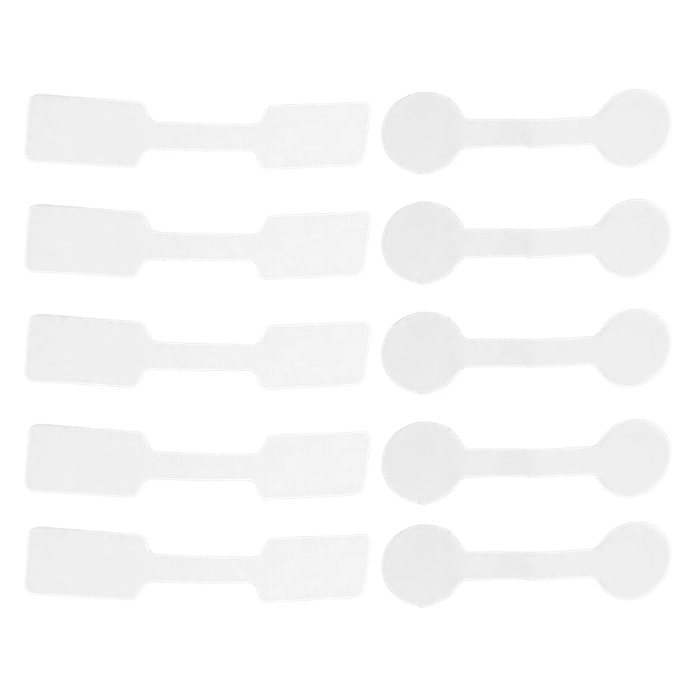 

1000pcs Self-Adhesive Jewelry Labels Blank Price Tags For Rings Bracelets Necklaces Diy Crafts Display Residue-Free