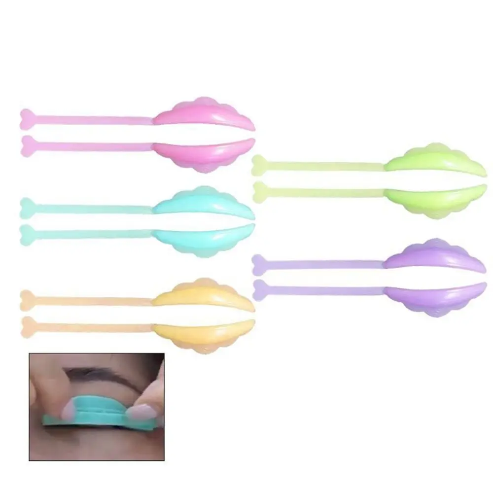 5 Pairs Applicator Tools Eyelash Extension Silicone Pads Self-adhesive Eyelashes Perming Curler Rods