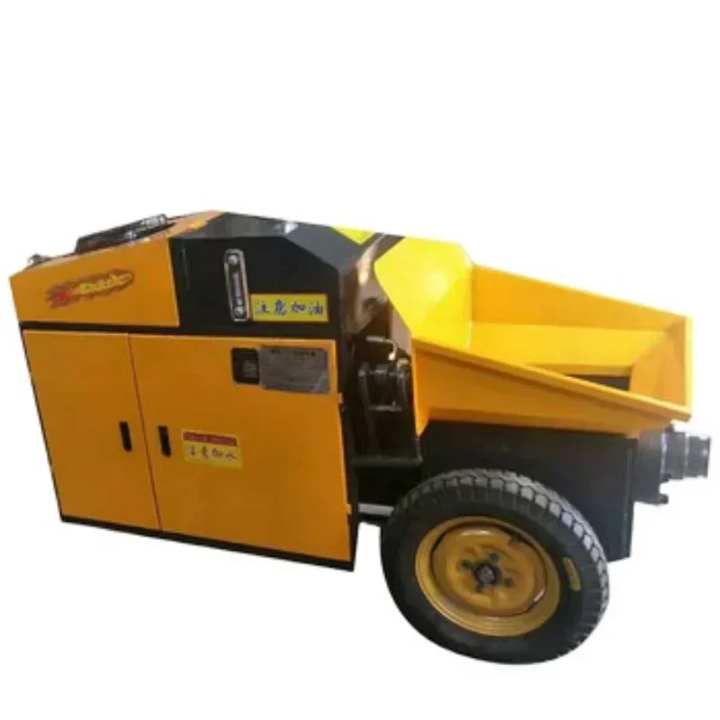 Factory Price Concrete Pump Machine Building Construction Diesel Enginee Hydraulic Concrete Pump Conveying Equipment for Spain