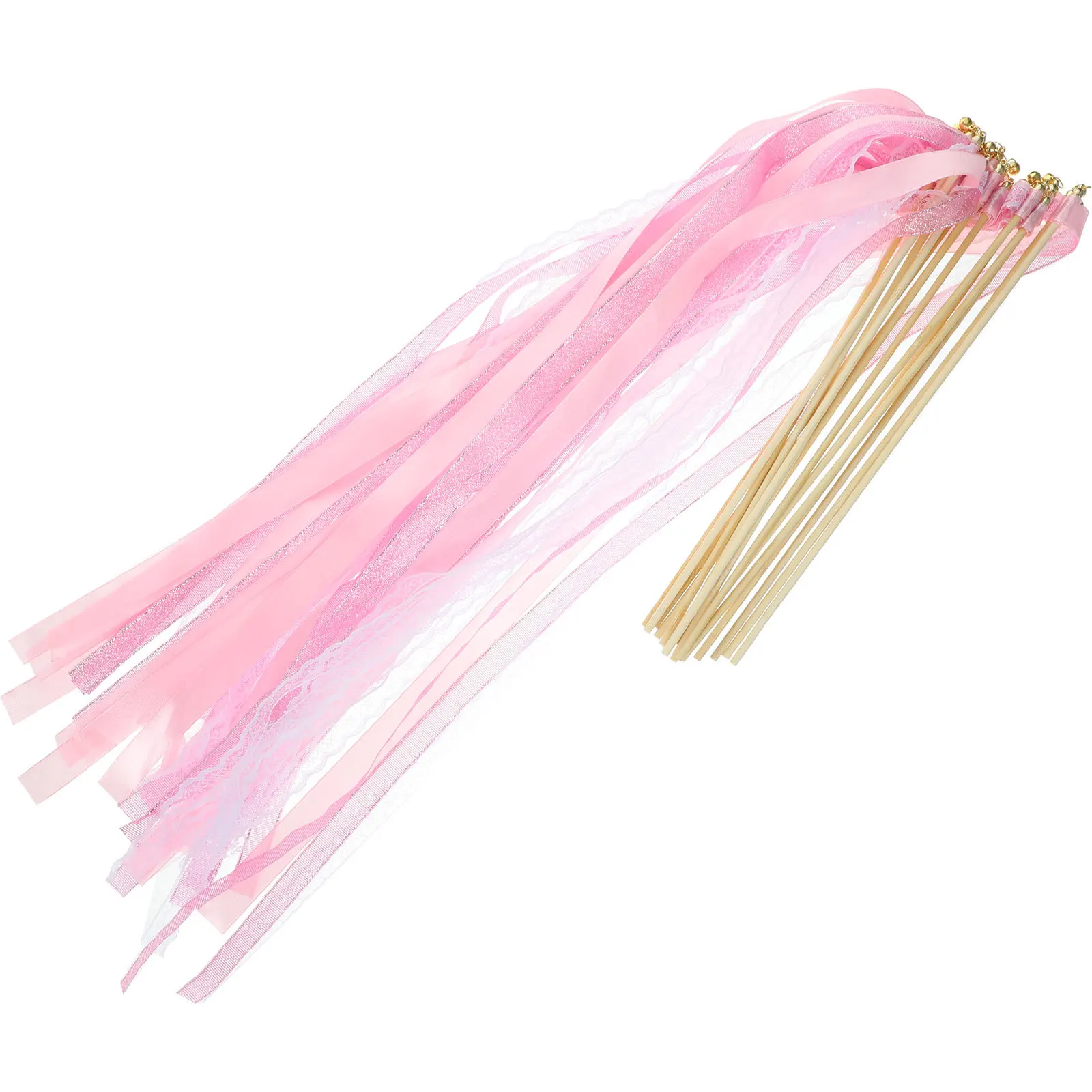 

30 Pcs Wedding Decoration Fairy Wands For Ribbon Accessories Party Sticks