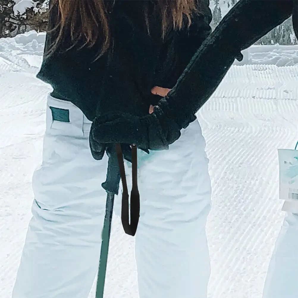 

2 шт. универсальных ремешков на запястье для лыжных палок, прочная поддержка для походных треккинговых палок, палок для ходьбы, ремешок на запястье для активного отдыха на природе