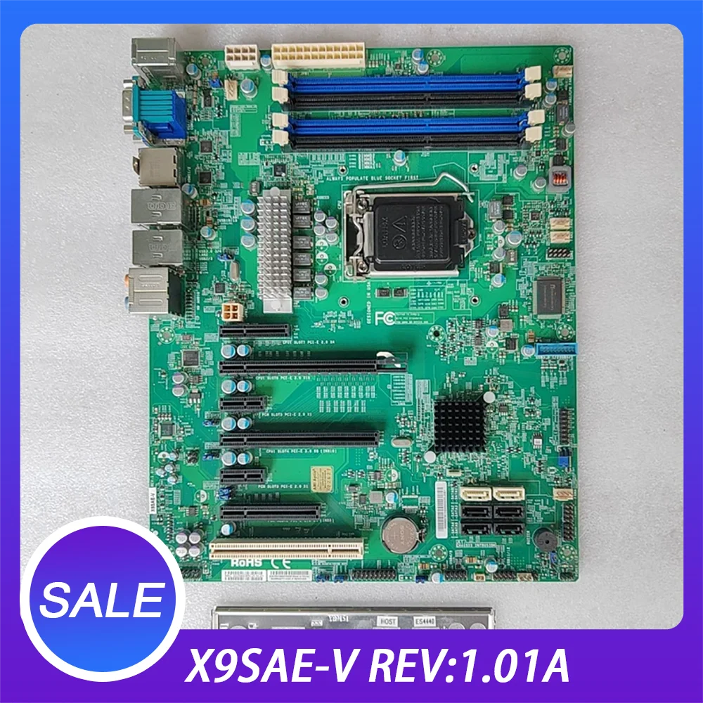 LGA1155 Industrial Control Computer Motherboard X9SAE-V REV: 1.01A