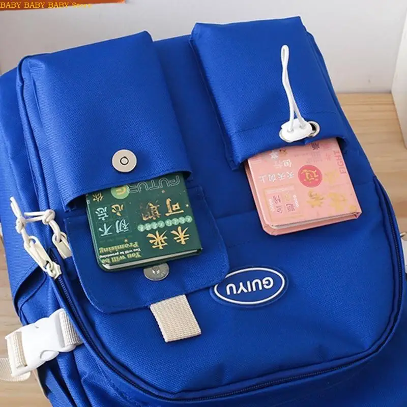 

Q81A 4pcs Backpack with Shoulder Bag Pencil Bags for Student School Bookbag