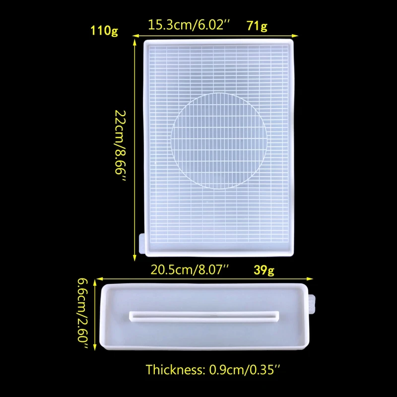 ZB91 3D Efekt iluzji Formy silikonowe Formy Ozdoby Formy odlewnicze do rękodzieła DIY