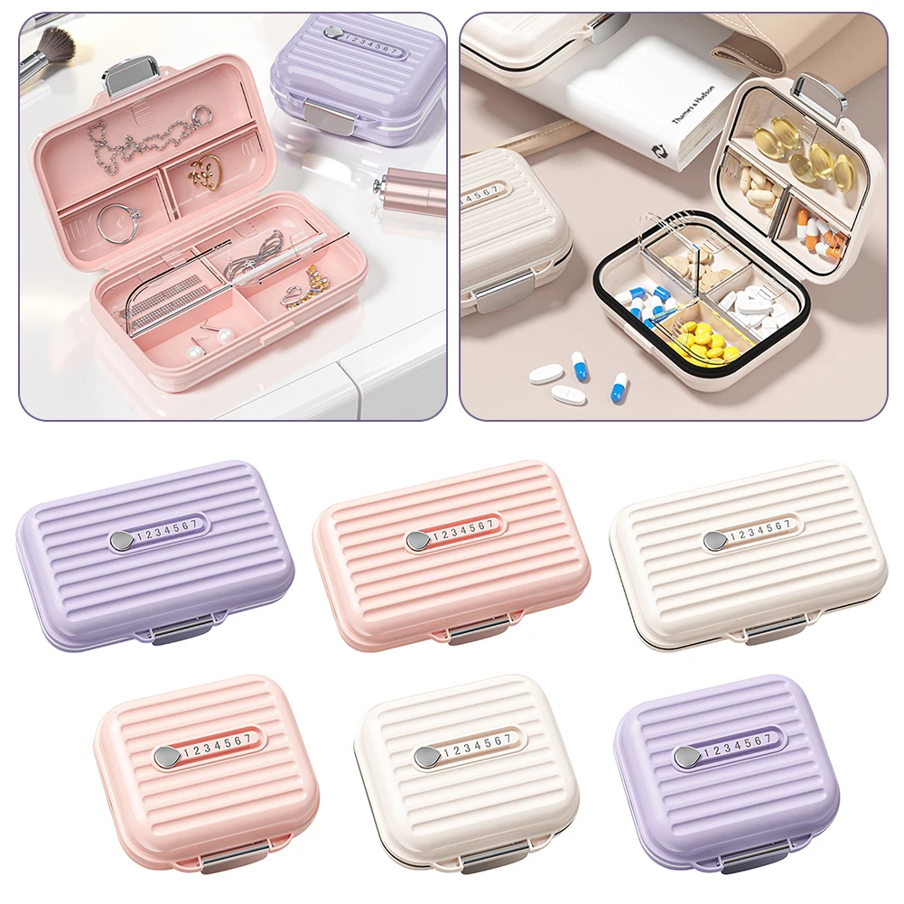 

Таблетница, органайзер для таблеток на 7 дней, ежедневная медицина, держатель для витаминов, контейнер для хранения, пылезащитная крышка, защита лекарств для путешествий