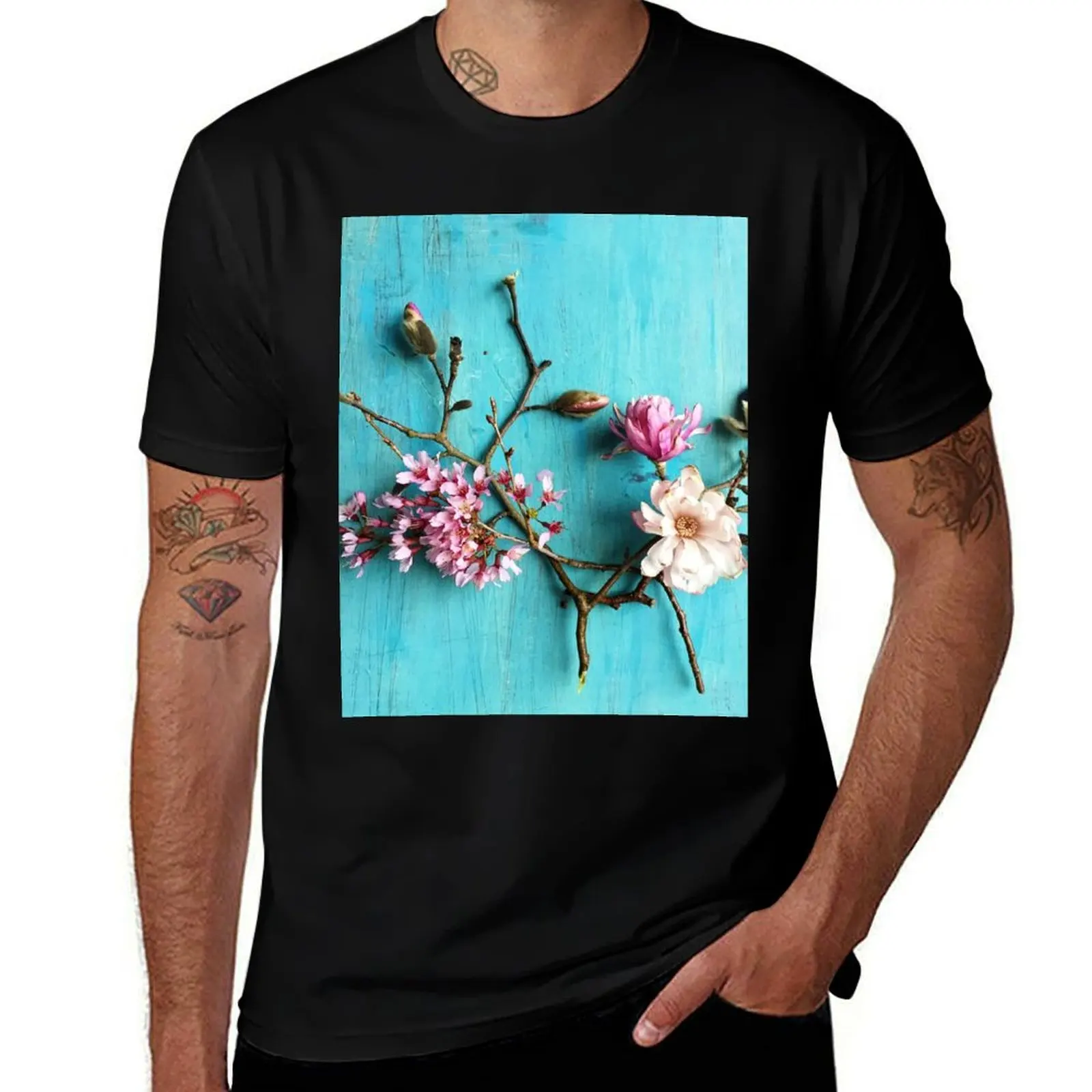 

Flowers of Spring T-Shirt t shirts for man slim fit graphic t shirts for man